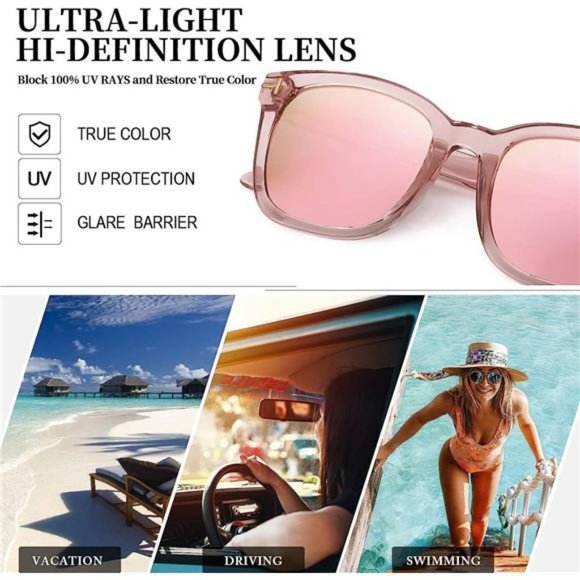Sunglasses  Polarized Anti Glare UV400 Protection  for Women
